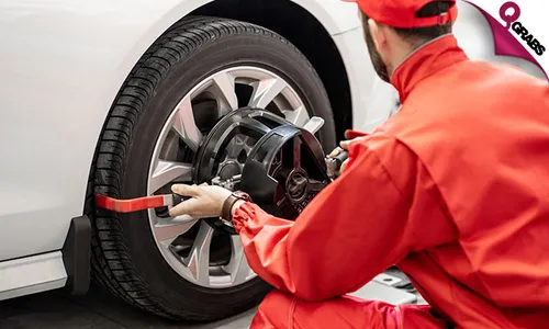 Wheel Alignment, Brake Pads Cleaning & Adjusting!